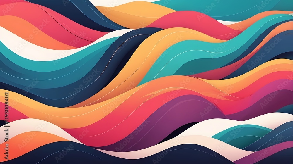 Aufkleber modern and abstract vector design