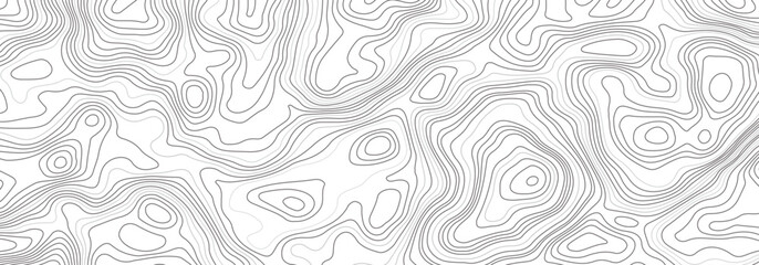 Abstract design seamless pattern with line topographic map. geographic mountain relief. retro topographic map. geographic contour map grid backdrop paper texture. terrain path isolated on background.