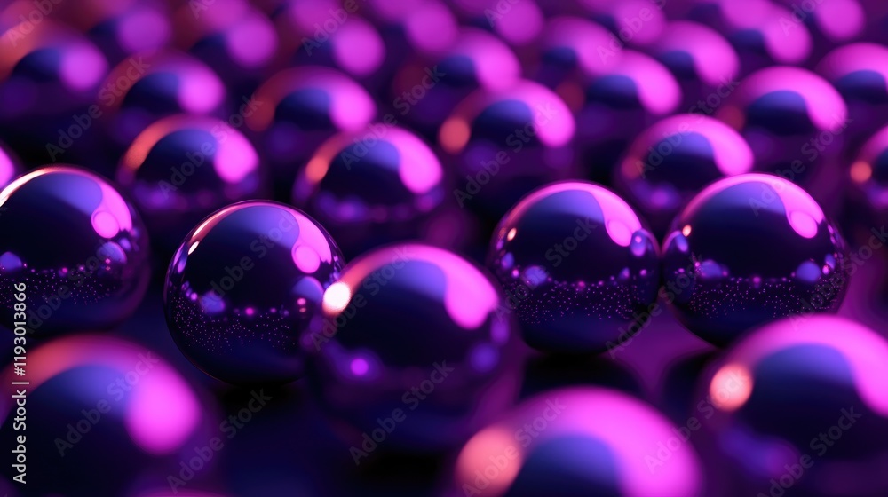 Poster glowing d network spheres interconnected by light trails, perfect for modern app ui visuals.