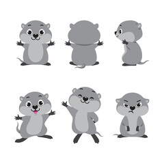 Quokka Chartoon Character