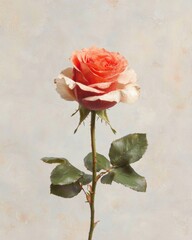 Obraz premium Classic red rose romanticism nature high-resolution image textured background soft focus viewpoint