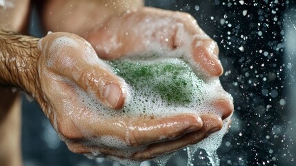 Fototapeta premium Essential Steps for Handwashing