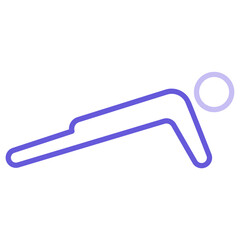 Obraz premium Push Up Icon