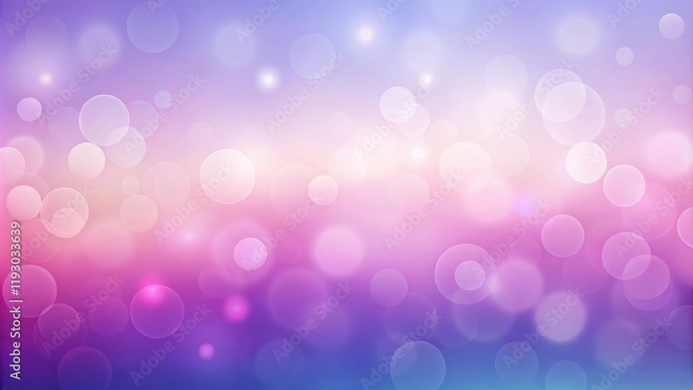 Poster Abstract Pastel Bokeh Background with Soft Light Effects and Gradient Color Transition