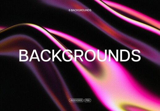 Abstract Wavy Backgrounds With Generative AI