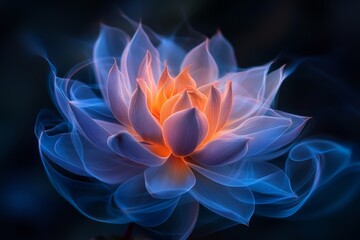 A UV-reactive flower glowing brightly under the sun, its petals displaying intricate patterns invisible to the naked eye