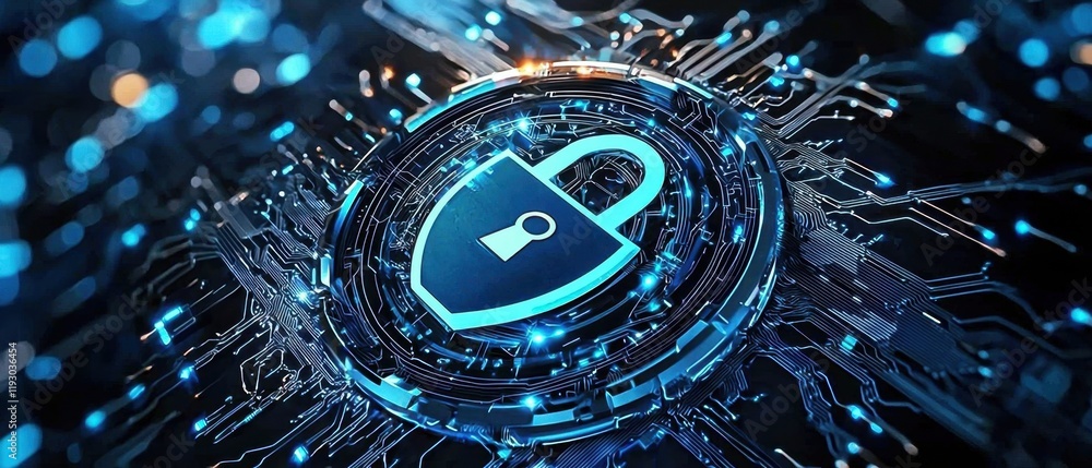 Poster exploring the breakthrough of quantum cryptography