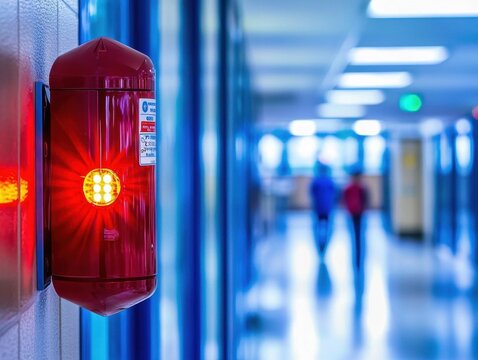 Classrooms secure during critical situations through lockdown.