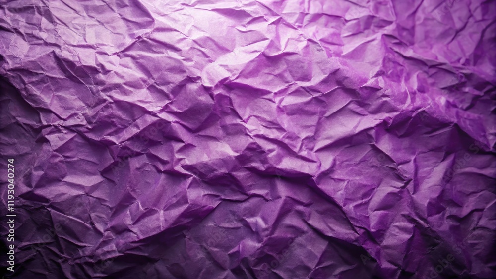 Poster abstract texture of deep purple crumpled paper background