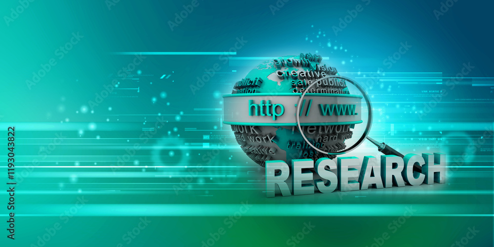 Poster 3d rendering https www sign on globe