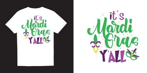 Mardi gras Yall tshirt design, Mardi Gras svg design,Happy Mardi Gras svg, Fleur De Lis svg, Mardi Gras Coquette Bow png, Hand Drawn design, Brushstroke Mardi Gras
