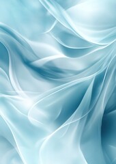 Obraz premium Soft Blue Abstract Background with Fluid and Whispering Textures for Creative Designs and Ethereal Inspirations in Modern Aesthetics
