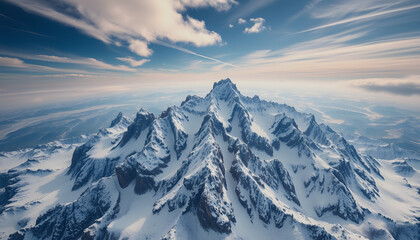 Obraz premium Planet Earth landforms from a Northern perspective, studio photography, with white tones
