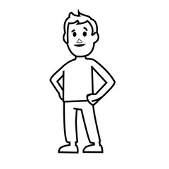 Vector illustration in cartoon style. 