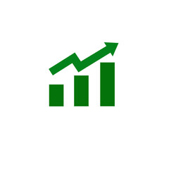 Uptrend Chart Graph Present Stock Illustration 