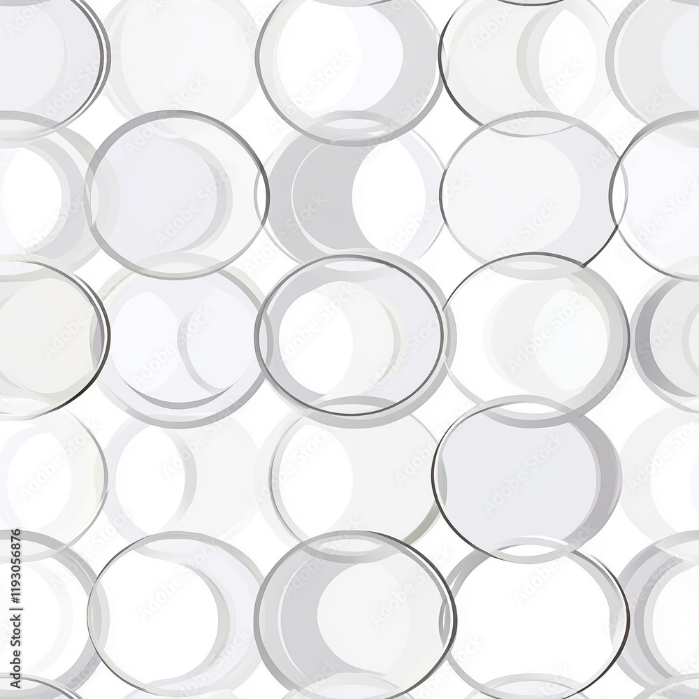 Poster abstract circular pattern texture with white and gray tones
