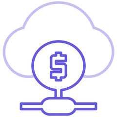 Cloud Payment Icon