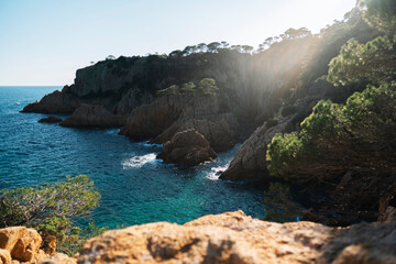 Fototapeta premium the coast of island