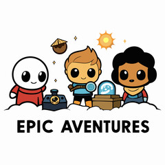 t shirt Feature a chibi knight, mage, and rogue exploring a magical forest, 