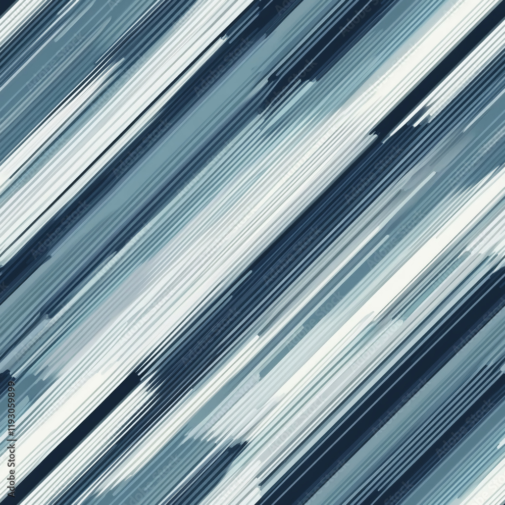 Poster dynamic diagonal striped texture with abstract blue tones