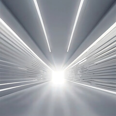 An empty room with a door and a window light nobody hallway door business inside entrance background