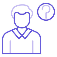 Obraz premium Confused Icon
