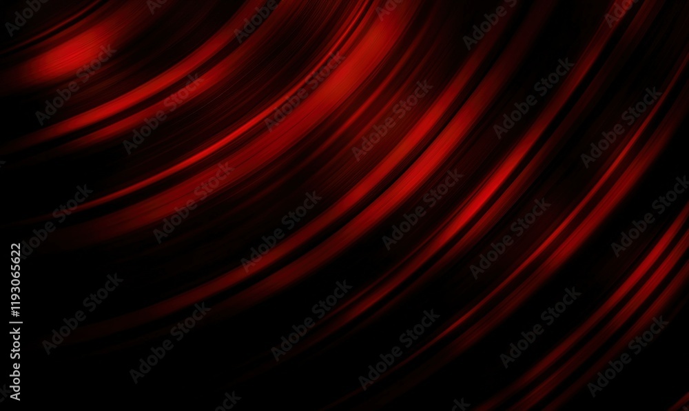 Poster dark red abstract curved lines background design for website, banner, or presentation.