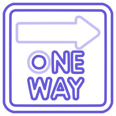 One Way Icon