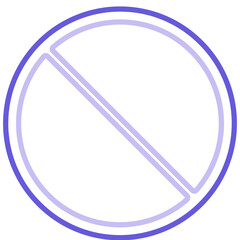 Obraz premium Forbidden Icon