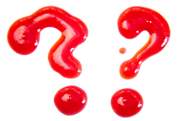 question mark on white background PNG.AI GENERATED