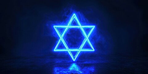 Blue star with a blue outline