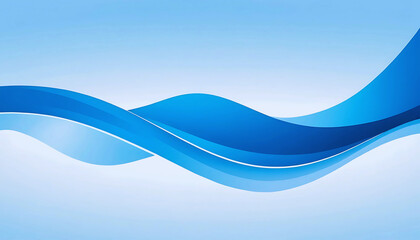 Fototapeta premium abstract blue wave background