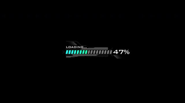 Colorful and Pastel Colored Loading Progress Bar Animation Background stock video stock video Downloading, Loading, Progress Bar, Animation - Moving Image, Retro Style 4K stock video