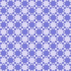 Purple Blue Abstract Star Geometric Pattern Modern Shapes Background