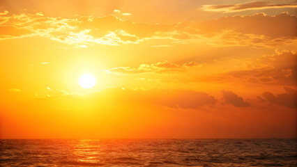 A soft glowing gradient blending seamlessly from fiery orange at the base to sunny yellow at the top, evoking warmth and positivity