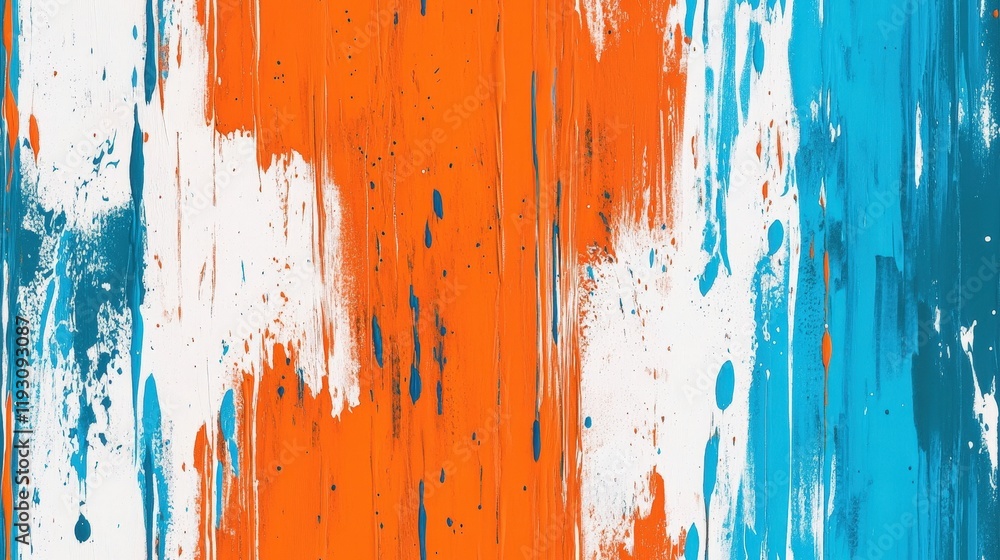 Poster vibrant abstract background with bright neon colors in dripping paint style design for artistic expr