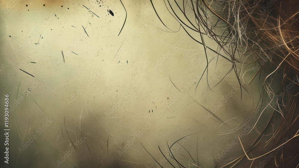 Poster textured abstract background featuring flowing lines and muted colors, ideal for modern designs or c