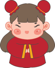 girl chinese character.eps