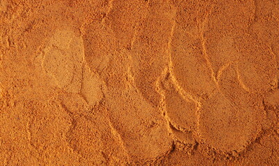 Mexican taco seasoning background and texture, top view
