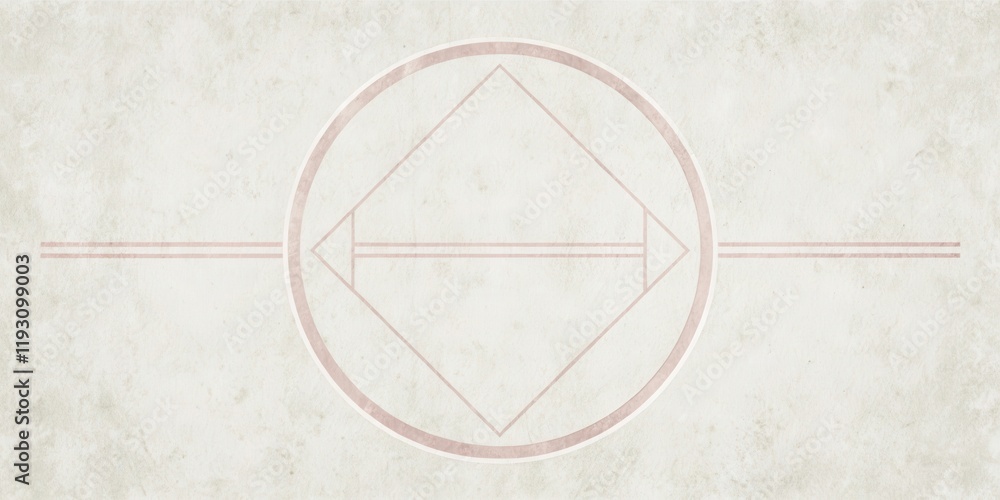 Aufkleber subtle geometric shapes on a textured background for design projects
