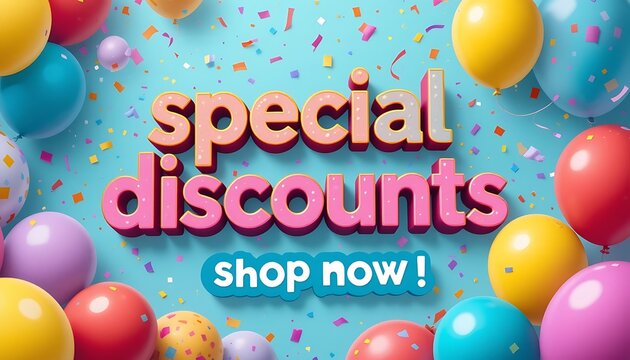 Festive Balloons Announce Special Discounts Shop Now