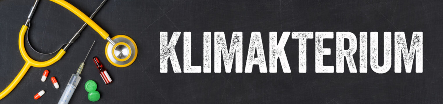  Stethoskop und Medikamente - Klimakterium