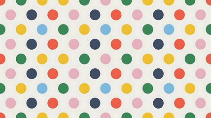Colorful polka dots pattern background for versatile business applications, can be used in many occasions