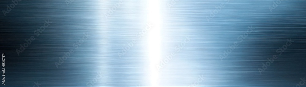 Poster dynamic light trails on sleek brushed steel create a futuristic background for modern design element