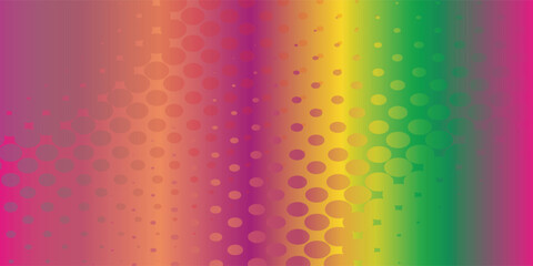 full color halftone dots background