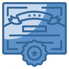 Certificate Icon Element For Design