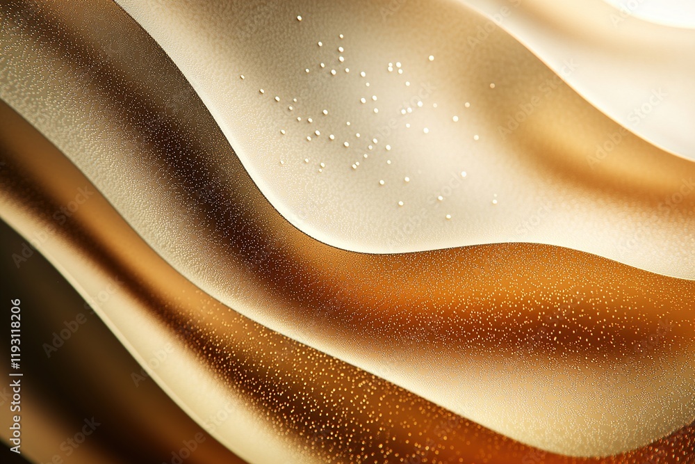 Poster elegant embossed metallic texture in gold and bronze tones with a soft gradient for modern design ae