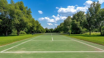 Tennis Court for Sport Enthusiasts