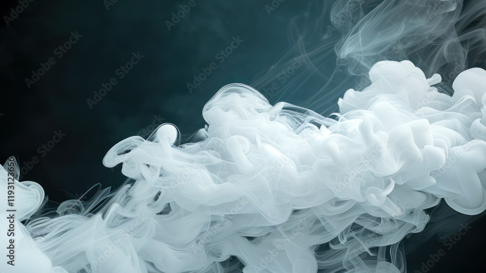 Aufkleber abstract smoke texture creates an ethereal atmosphere suitable for various artistic and design appli
