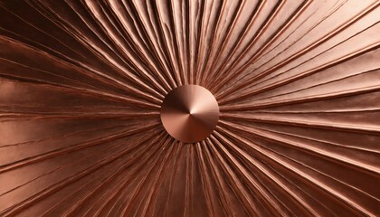 Embossed copper texture with layered starburst details